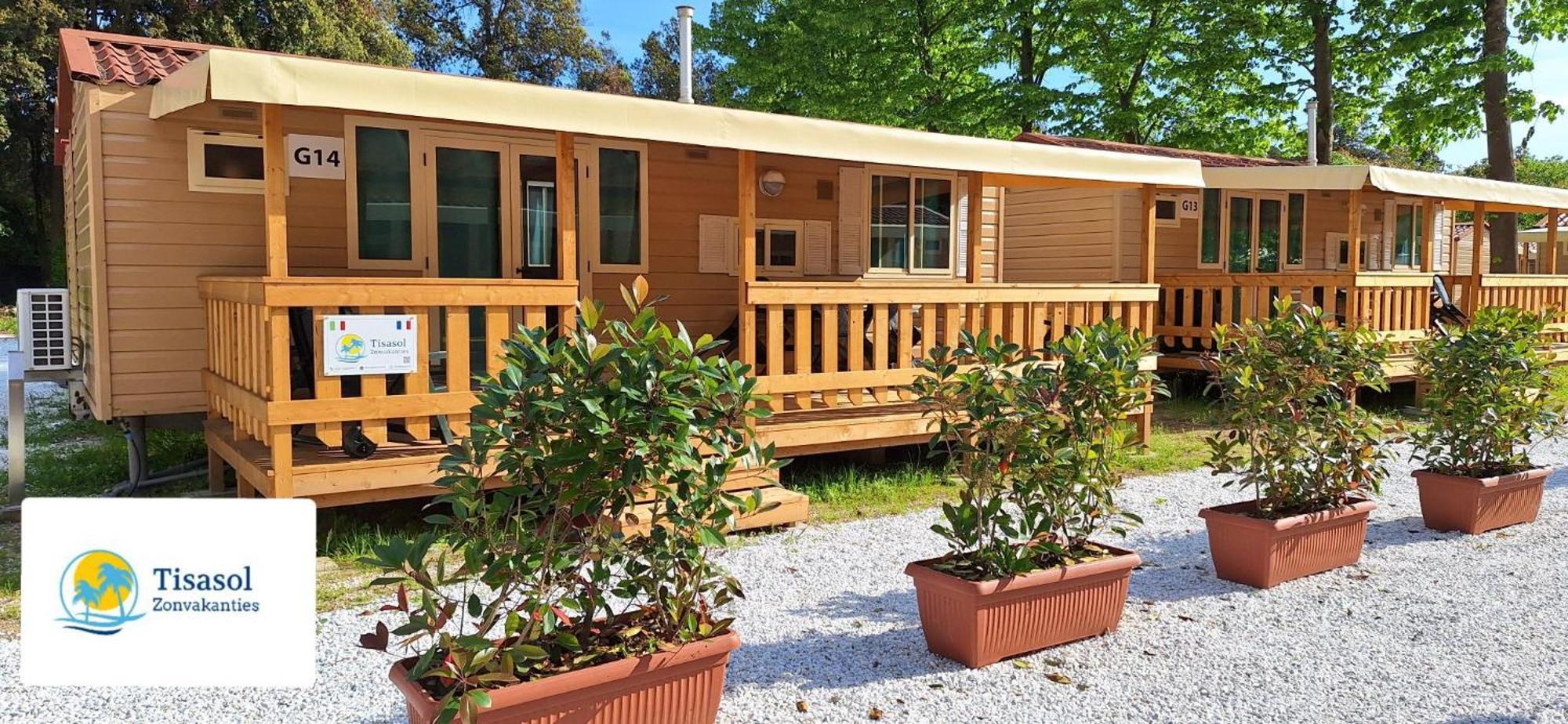 Mobile Home Viareggio - Including Airco- Camping Paradiso - G008 ภายนอก รูปภาพ